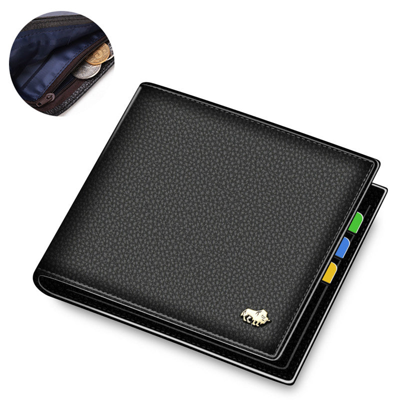 Carteira Bison Denin Couro de Vaca